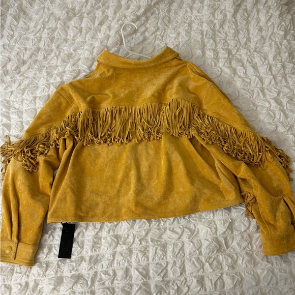 Blank NYC Faux Suede Fringe Jacket - Picture 3 of 5